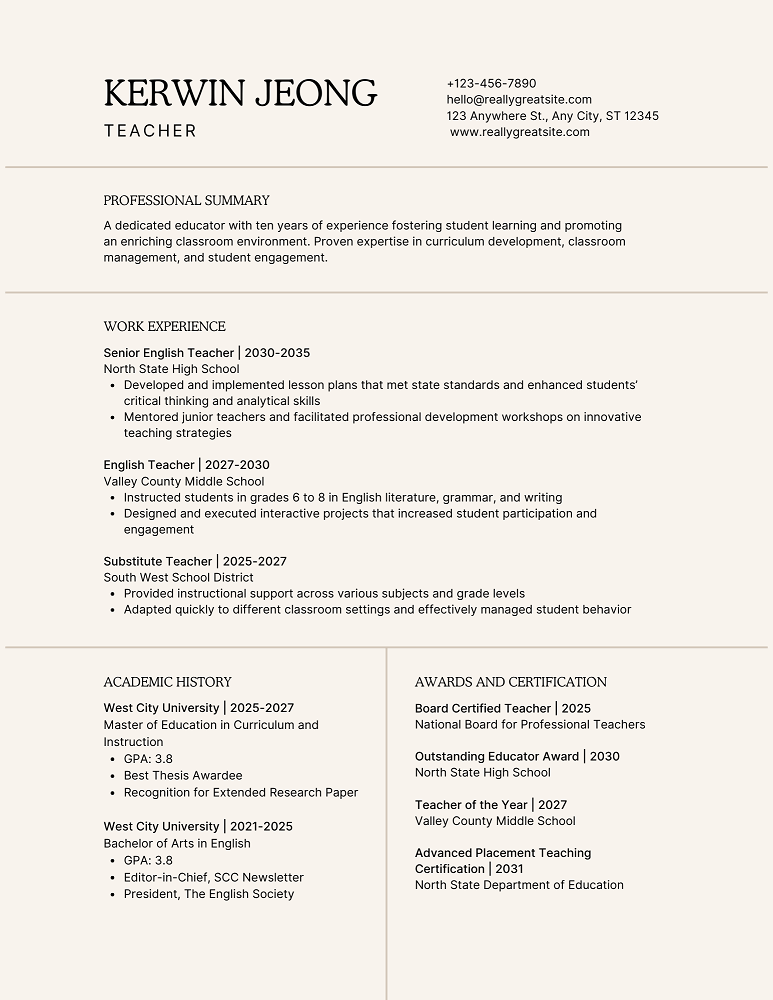 example_resume_4